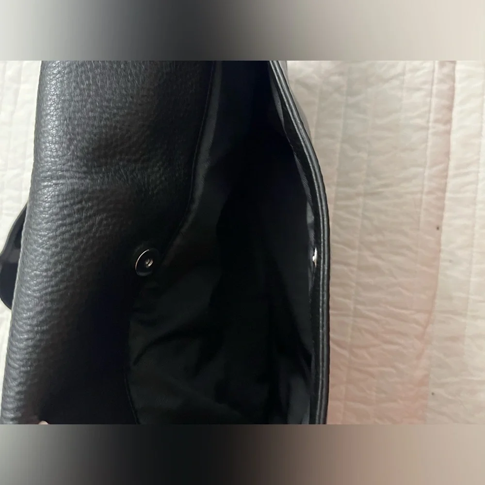 Banana Republic Greyson Leather Messenger Laptop Bag